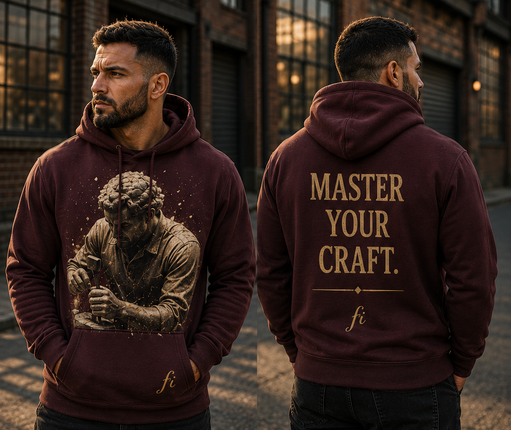 Master Your Craft | Men’s Premium Graphic Hoodie | T-Shirt & Hoodie