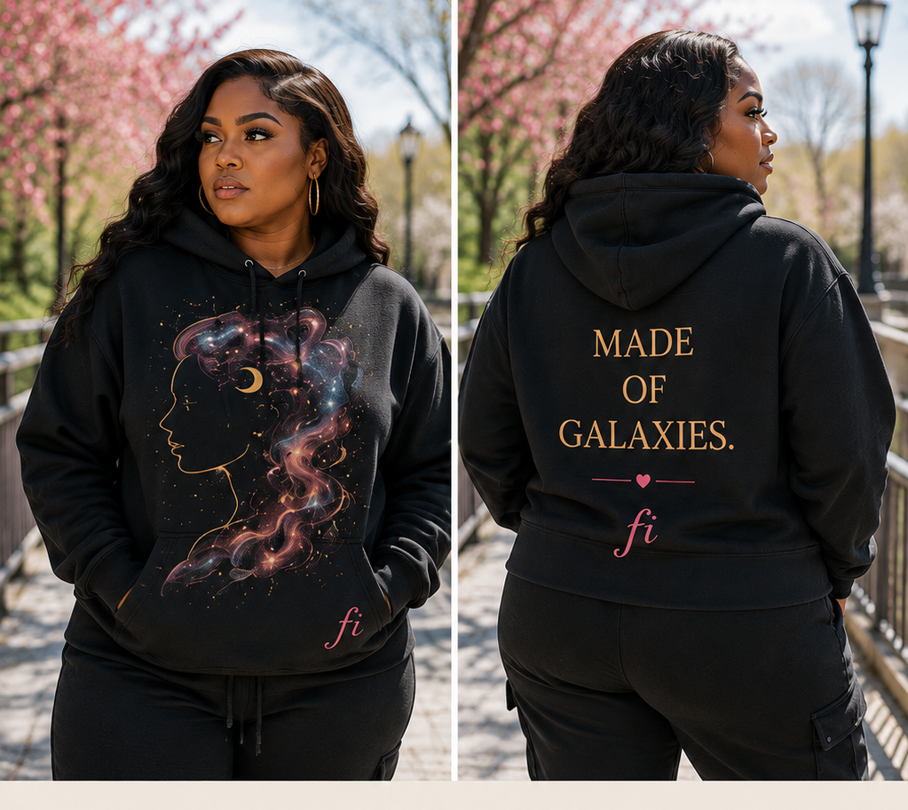 Made of Galaxies | Women’s Graphic T-Shirt & Hoodie