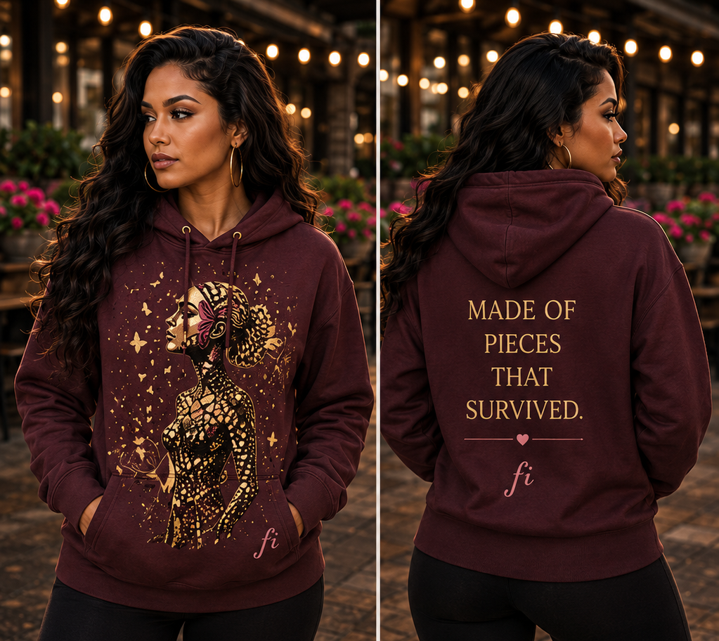 Made of Pieces That Survived | Women’s Graphic T-Shirt & Hoodie