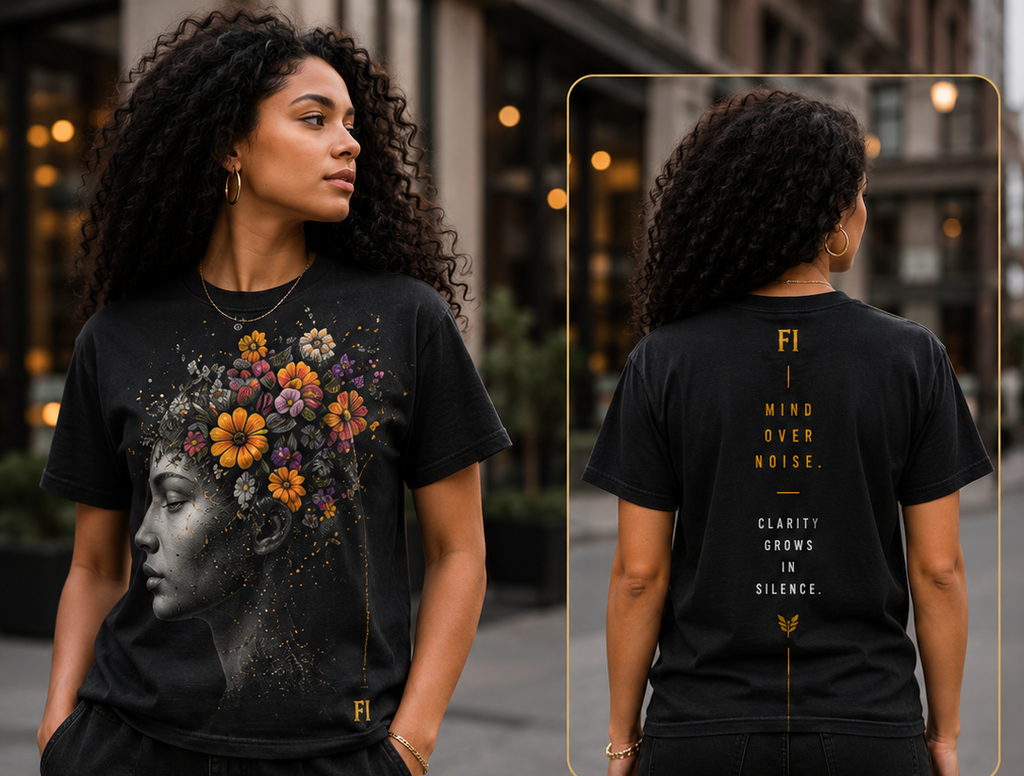 Mind Over Noise | Premium Graphic Statement Tee | T-Shirt & Hoodie