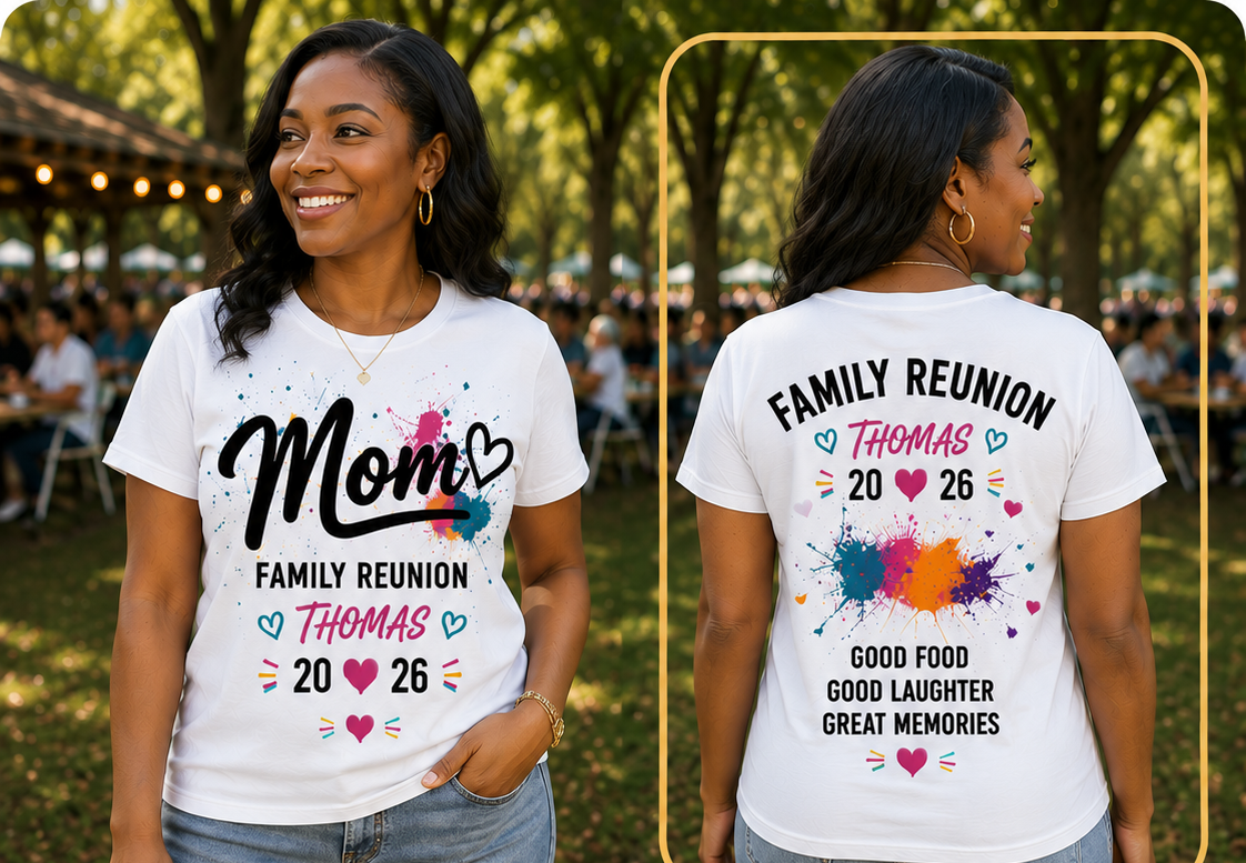 Mom | Custom Family Reunion Shirt | T-Shirt & Hoodie