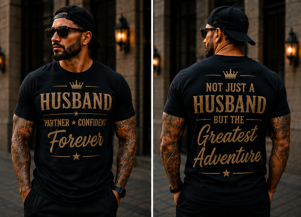 Not Just a Husband | Greatest Adventure | Premium Husband T-Shirt & Hoodie