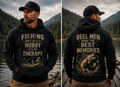 Reel Men Make the Best Memories | Men’s Premium Fishing Hoodie | T-Shirt & Hoodie