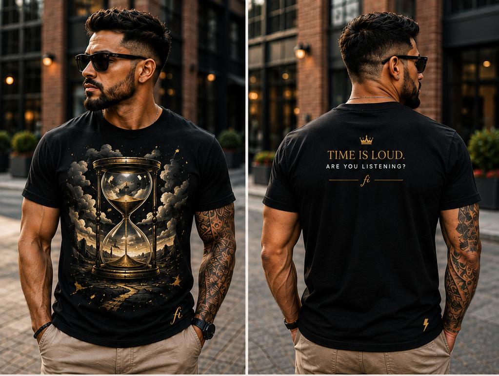 Time Is Loud | Men’s Premium Graphic T-Shirt & Hoodie