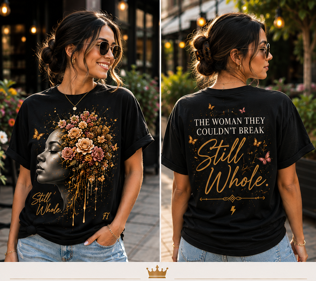 The Woman They Couldn’t Break | Women’s Graphic T-Shirt & Hoodie