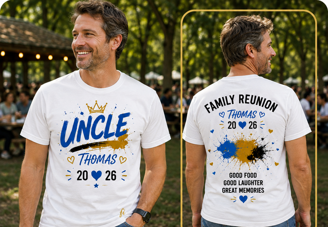 Uncle | Custom Family Reunion Shirt | T-Shirt & Hoodie