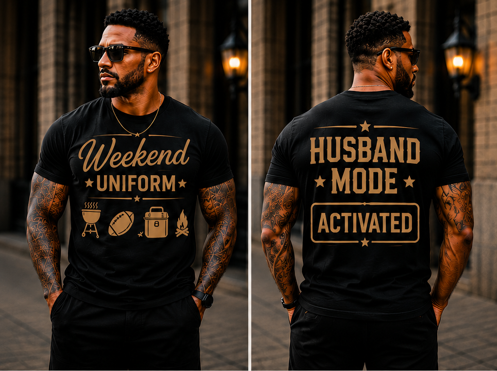 Weekend Uniform | Husband Mode Activated | Premium Husband T-Shirt & Hoodie